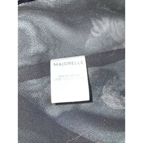 Revolve Majorelle halter Maxi dress, black lace floral slinky fairy goth size SM - Picture 11 of 14